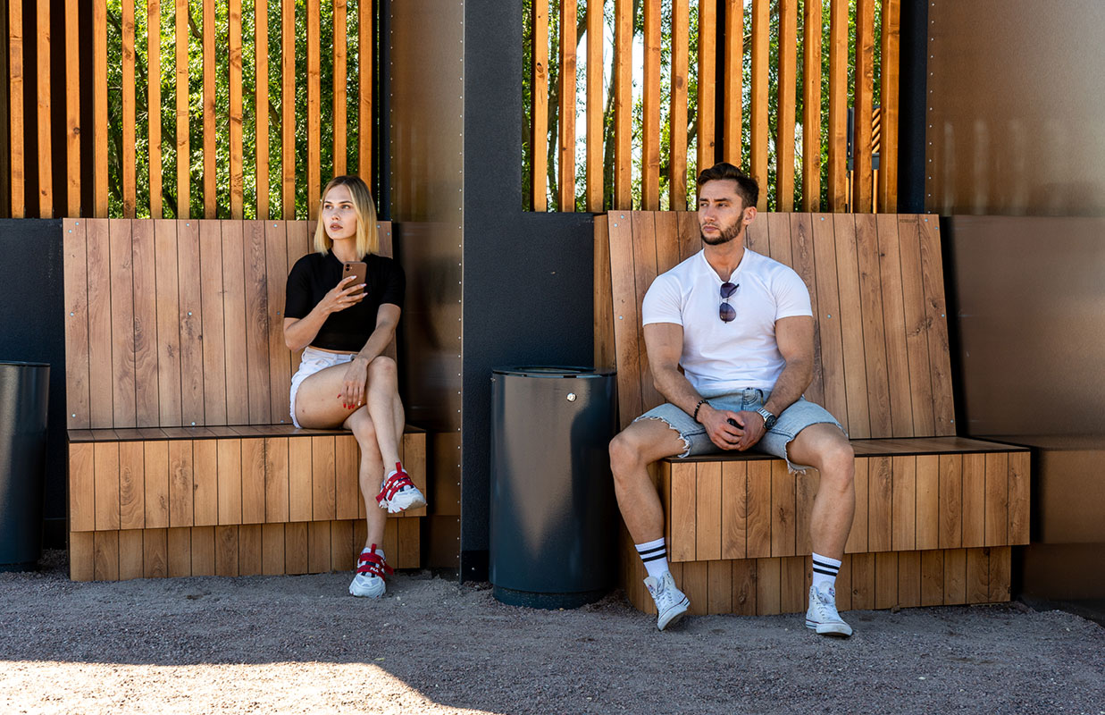 bench_3_5 Уличная металлическая скамья Аврора